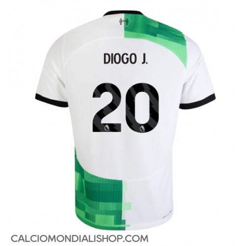 Maglie da calcio Liverpool Diogo Jota #20 Seconda Maglia 2023-24 Manica Corta